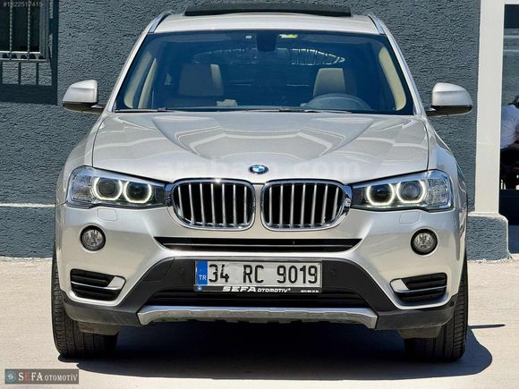 2017 BMW X3 20İ sDRİVE X PLUS 170BG CAM TAVAN+E.BAGAJ+HAFIZA++
