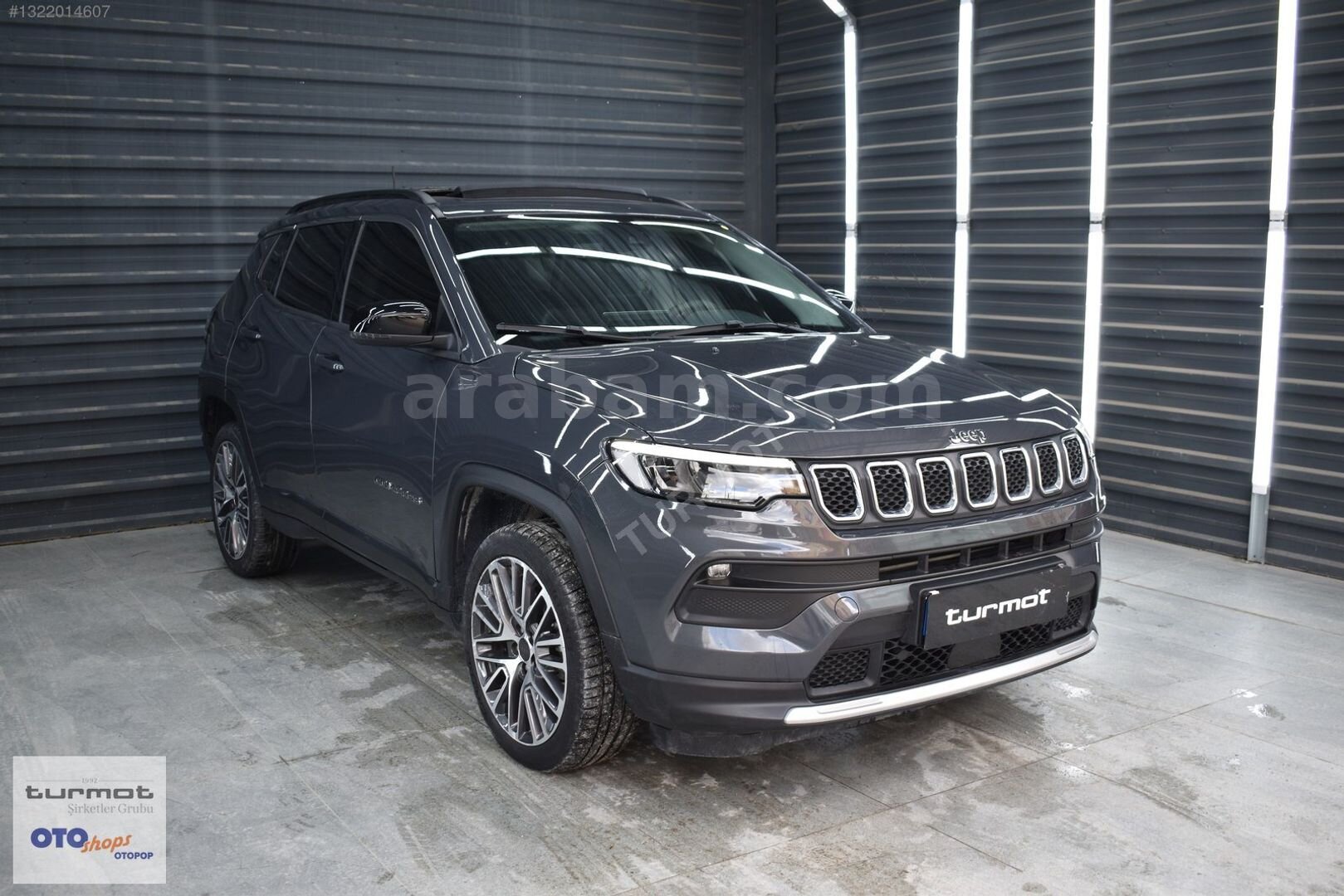 Galeriden Jeep Compass 1.5 Hybrid Limited 2023 Model İstanbul 51.592 km Gri 2