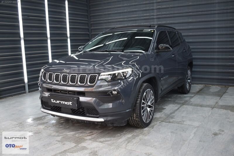 Galeriden Jeep Compass 1.5 Hybrid Limited 2023 Model İstanbul 51.592 km Gri