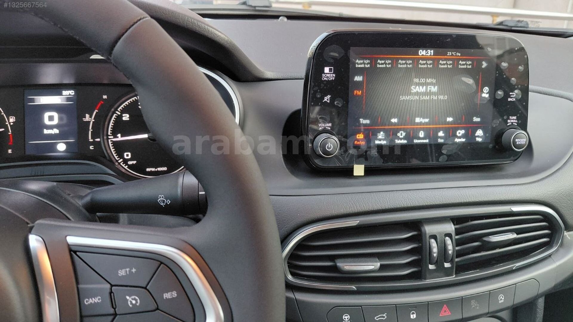 Galeriden Fiat Egea 1.6 Multijet Urban 2026 Model Samsun 6.001 km Füme 2