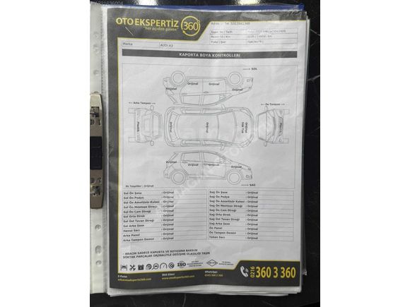 2016 A3 HATASIZ BOYASIZ 200 BİNDE OTOMATİK