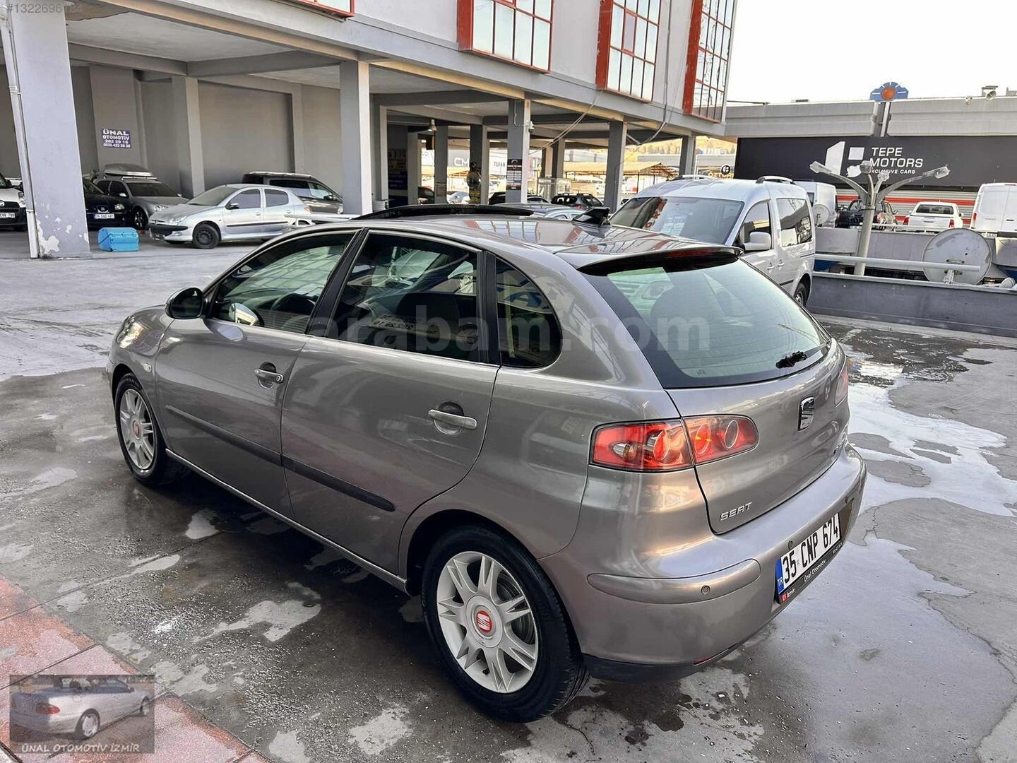 Galeriden Seat Ibiza 1.4 Signo 2004 Model İzmir 174.000 km Füme 5
