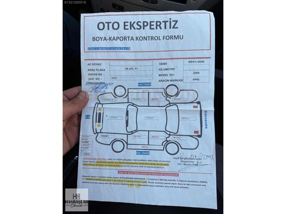 TEK DEĞİŞEN OPEL ASTRA 1.3 CDTİ ENJOY ELEGANCE 2009 MODEL