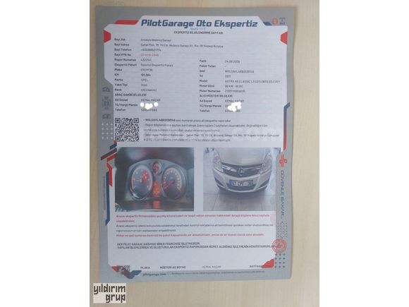 YILDIRIM GRUP - 2011 OPEL ASTRA 1.3 CDTI ORİJİNAL 130 BİN KM DE