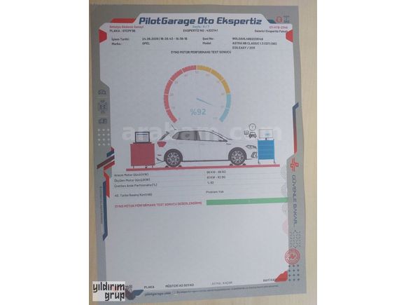 YILDIRIM GRUP - 2011 OPEL ASTRA 1.3 CDTI ORİJİNAL 130 BİN KM DE