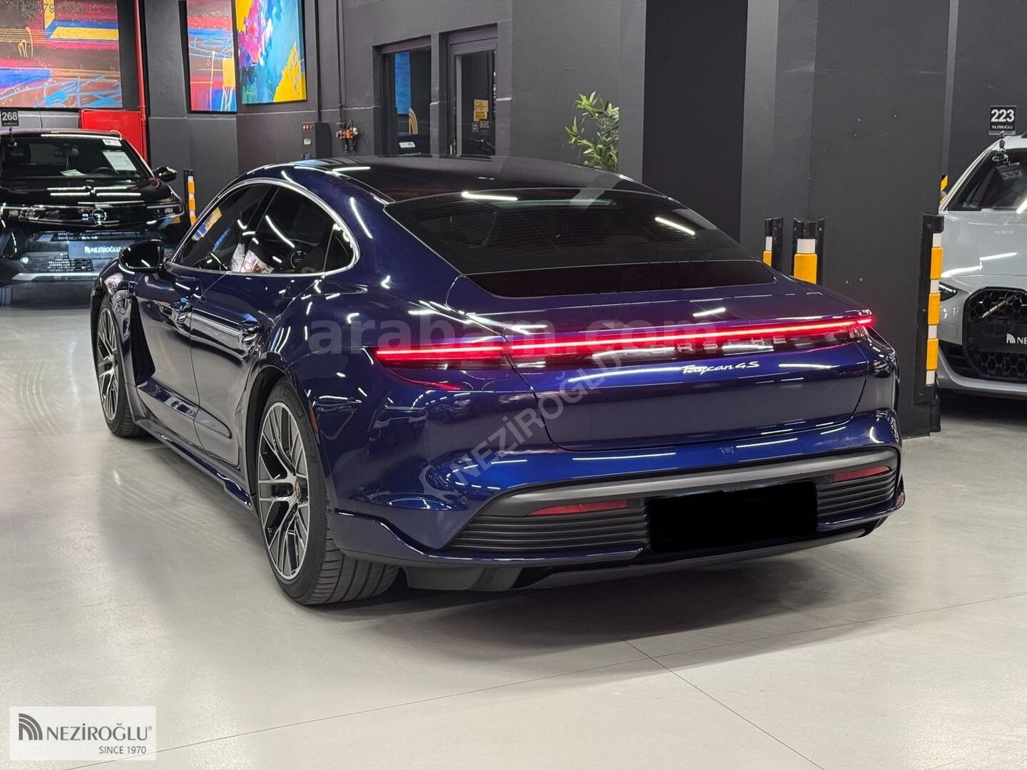 Galeriden Porsche Taycan Elektrik 4S Performance Plus 2021 Model Ankara 73.304 km Mavi 4