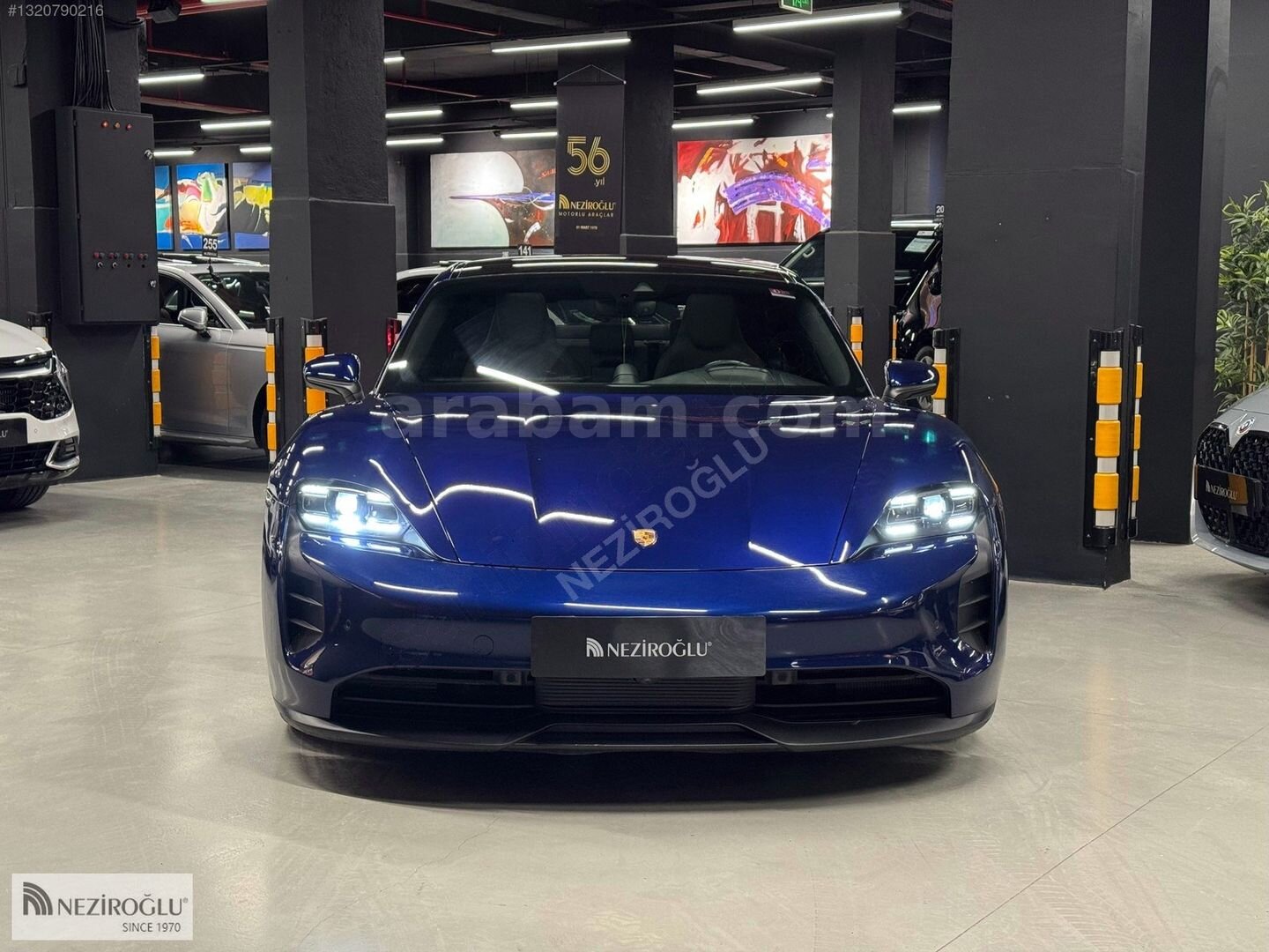 Galeriden Porsche Taycan Elektrik 4S Performance Plus 2021 Model Ankara 73.304 km Mavi 2
