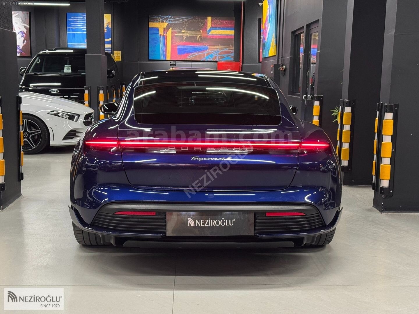 Galeriden Porsche Taycan Elektrik 4S Performance Plus 2021 Model Ankara 73.304 km Mavi 5