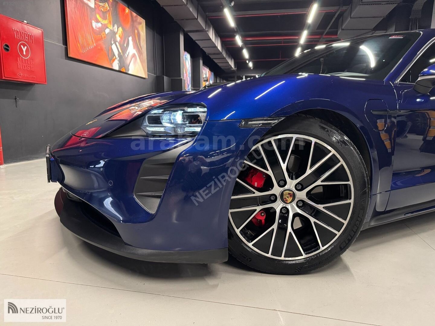 Galeriden Porsche Taycan Elektrik 4S Performance Plus 2021 Model Ankara 73.304 km Mavi 7
