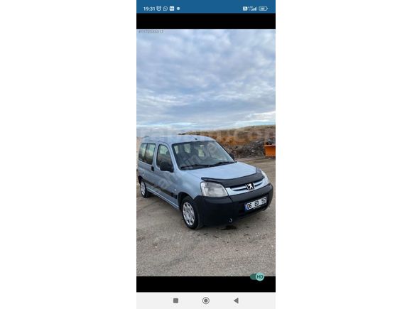 Sahibinden Peugeot Partner 1.9 D Comfort 2004 Model  10.000 km Mavi (metalik)