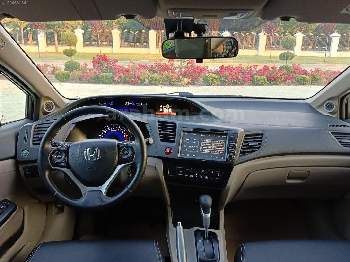 Galeriden Honda Civic 1.6i VTEC Premium 2015 Model Eskişehir 100.000 km Füme 6