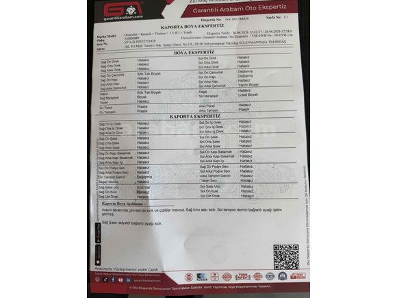Galeriden Renault Fluence 1.5 dCi Touch 2015 Model Tekirdağ