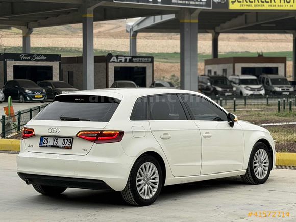 2013 A3 Sportback 1.6 TDI Attraction S-Tronic 202 BİNDE İLK ELDN