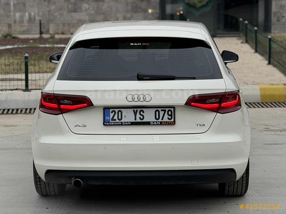 2013 A3 Sportback 1.6 TDI Attraction S-Tronic 202 BİNDE İLK ELDN