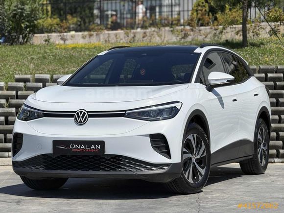 ÜNALAN | 2025 VOLKSWAGEN İD.4 PURE - BEYAZ - CAM TAVAN | HATASIZ