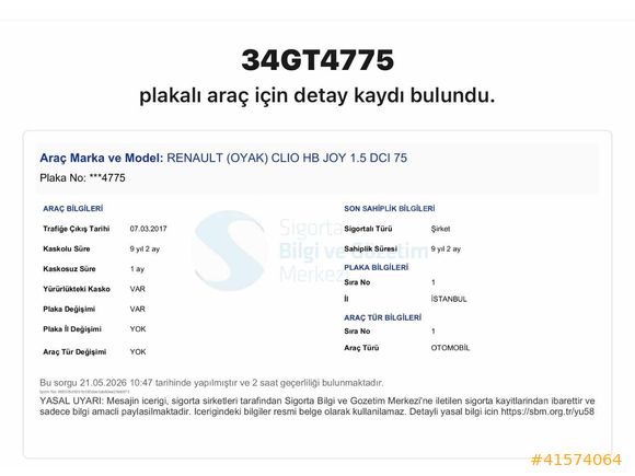 2017 CLIO 1.5 DİZEL 177.000km BAKIMLI PAZARLIKSIZ