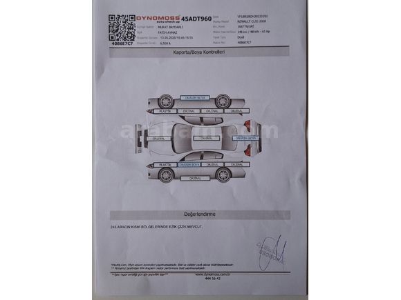 Sahibinden Renault Clio 1.5 dCi Authentique 2008 Model