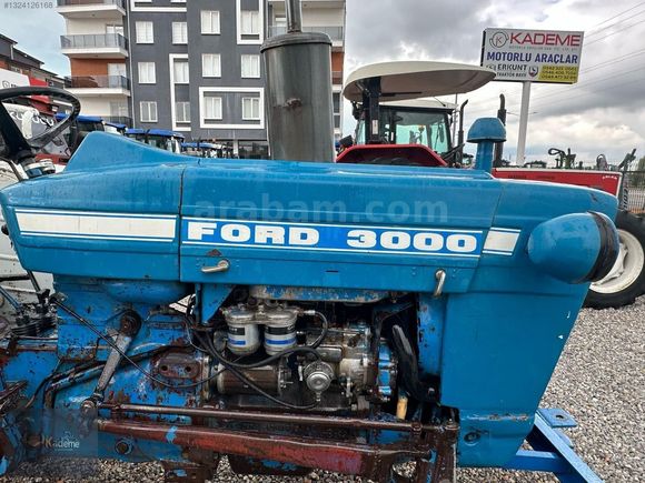 KADEME MOT ARÇLRDN 1972 MODEL FORD 3000 BİRİNCİ SINIF