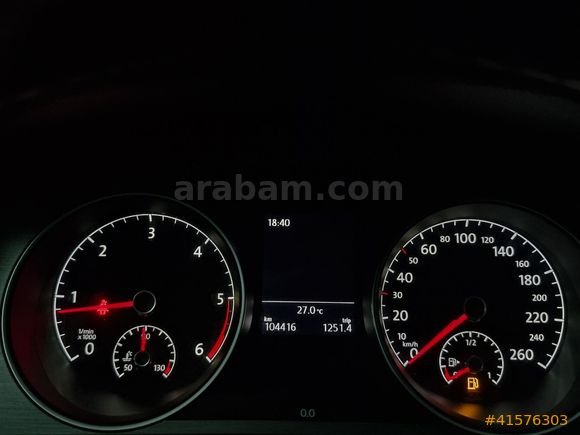 2014 VW GOLF 1.6 TDİ BLUEMOTİON MİDLİNE PLUS - 104.500 KM