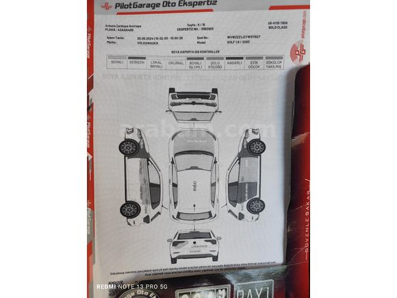 Memurdan Volkswagen Golf 4 1.6 Comfortline 2000 Model