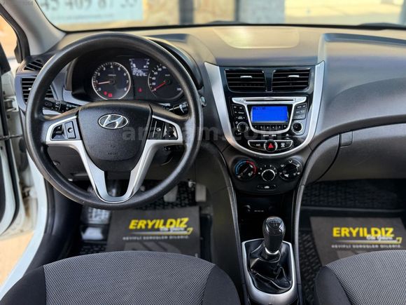 2012 MODEL 1.4 CVVT MODE PLUS ACCENT BLUE TAMİZ AİLE ARACI