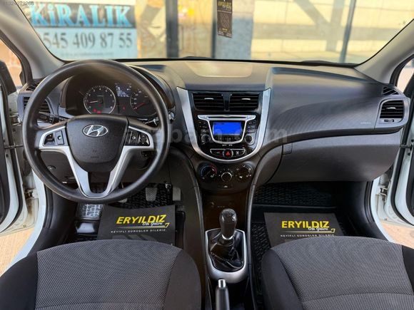 2012 MODEL 1.4 CVVT MODE PLUS ACCENT BLUE TAMİZ AİLE ARACI