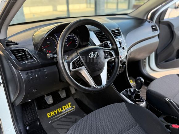 2012 MODEL 1.4 CVVT MODE PLUS ACCENT BLUE TAMİZ AİLE ARACI