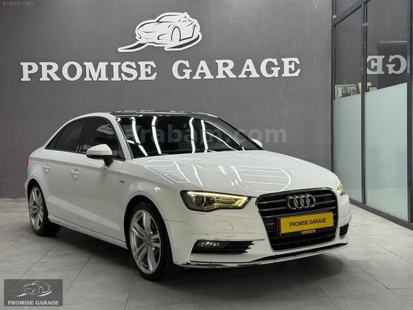 PROMISE-2015 A3 SEDAN 1.6 TDI-İÇ&DIŞ S-LINE-CAM TAVAN-106000 KM