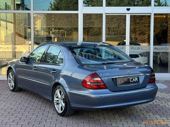 "PLUSCAR" 2004 MERCEDES BENZ E 270 CDİ AVANTGARDE EMSALSİZ