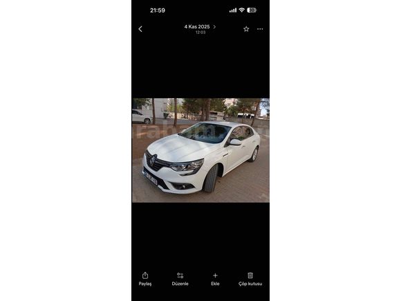 Sahibinden Renault Megane 1.5 Blue DCI Touch 2020 Model 