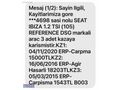 2013 Model Seat İbiza 1.2 Tsi otomatik bakımlı