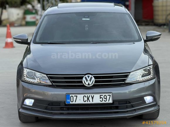 2015 VW JETTA 1.4 TSİ BMT HİGHLİNE SUNROFF`LU DEĞİŞENSİZ