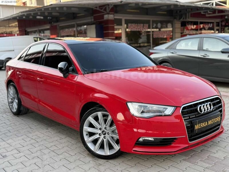 Galeriden Audi A3 Sedan 1.6 TDI Ambition 2014 Model Adana 300.000 km Kırmızı