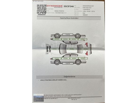 2018 BOYASIZ DİZEL OTOMATİK 110KM