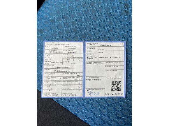 Sahibinden Fiat Doblo Combi 1.6 multijet Easy 2020 Model