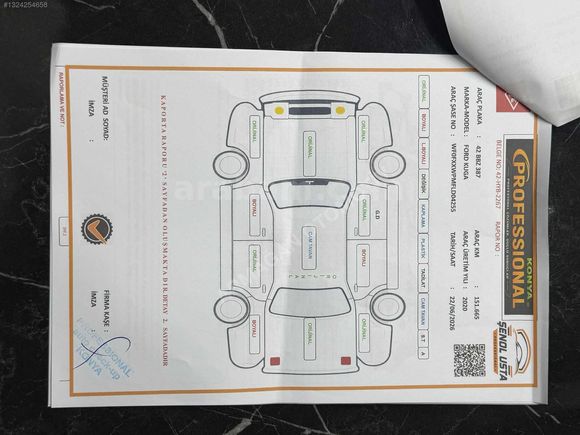 2020 FORD KUGA TİTANİUM 153 BİNDE CAM TAVAN FULL PAKET
