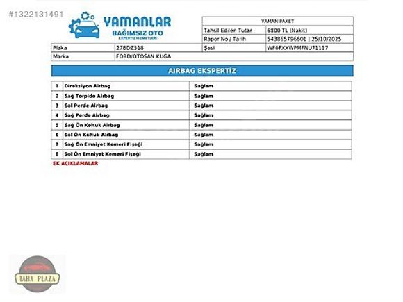 2022 Kuga 1.5 Titanium CamTavan+Servis Bakıml+BOYASIZ~Taha Plaza