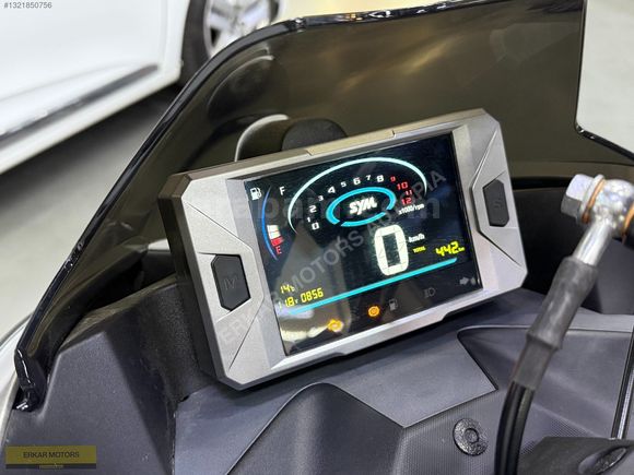 400 km'de 2025 Çıkışlı SYM JET14 EVO E5+ ABS Gri|Sıfrdan Farksız