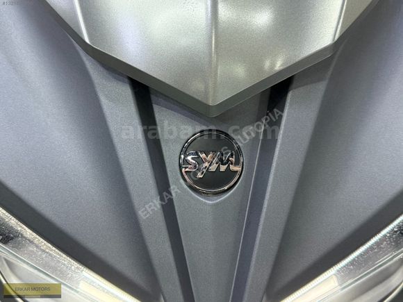 400 km'de 2025 Çıkışlı SYM JET14 EVO E5+ ABS Gri|Sıfrdan Farksız