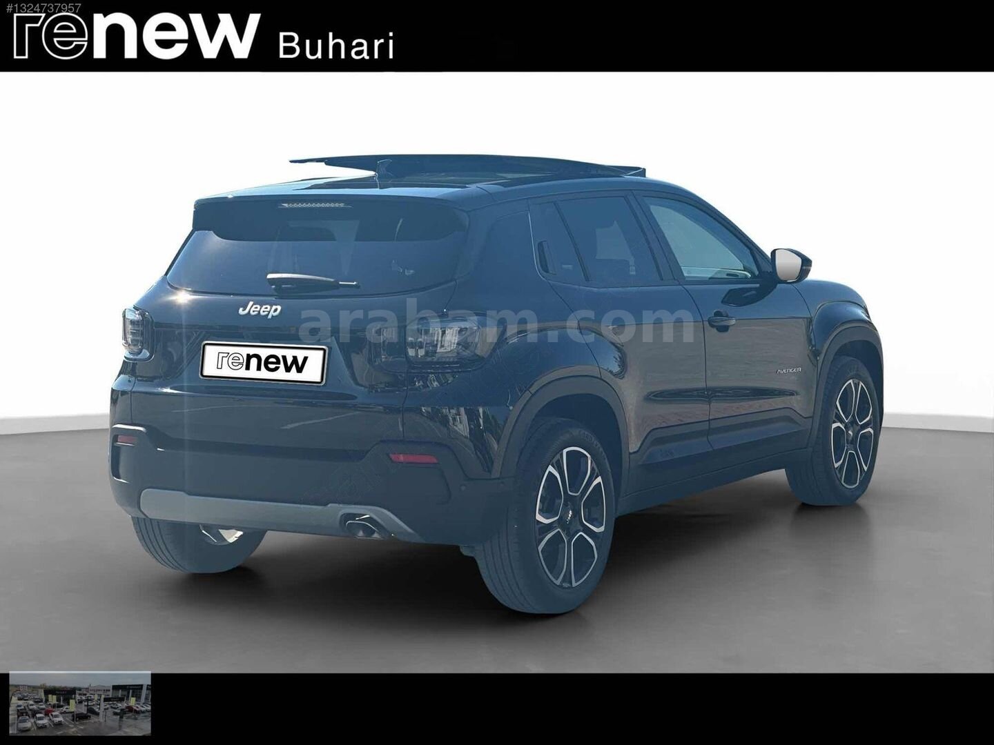 Galeriden Jeep Avenger Hybrid 1.2 Summit 2025 Model Tekirdağ 13.703 km Siyah 4