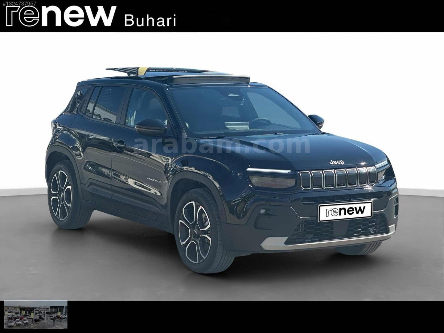 Galeriden Jeep Avenger Hybrid 1.2 Summit 2025 Model Tekirdağ 13.703 km Siyah 3