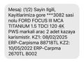 Sahibinden Ford Focus 1.5 TDCi Titanium 2015 Model 