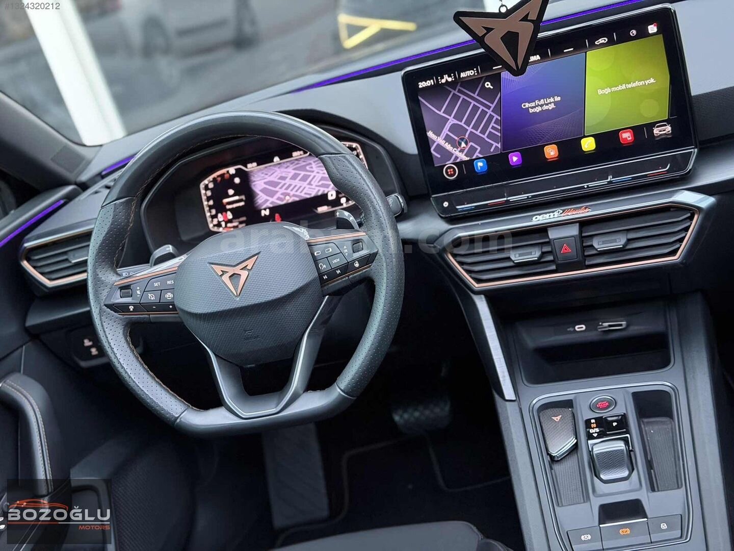 Galeriden Cupra Leon 1.5 eTSI Standart 2023 Model Konya 30.000 km Füme 2