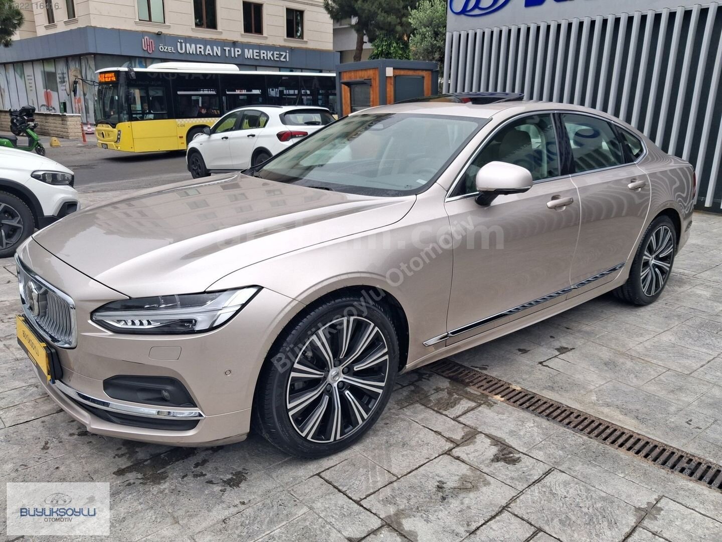 Galeriden Volvo S90 2.0 D B5 Plus Bright 2024 Model İstanbul 26.401 km Gri 2