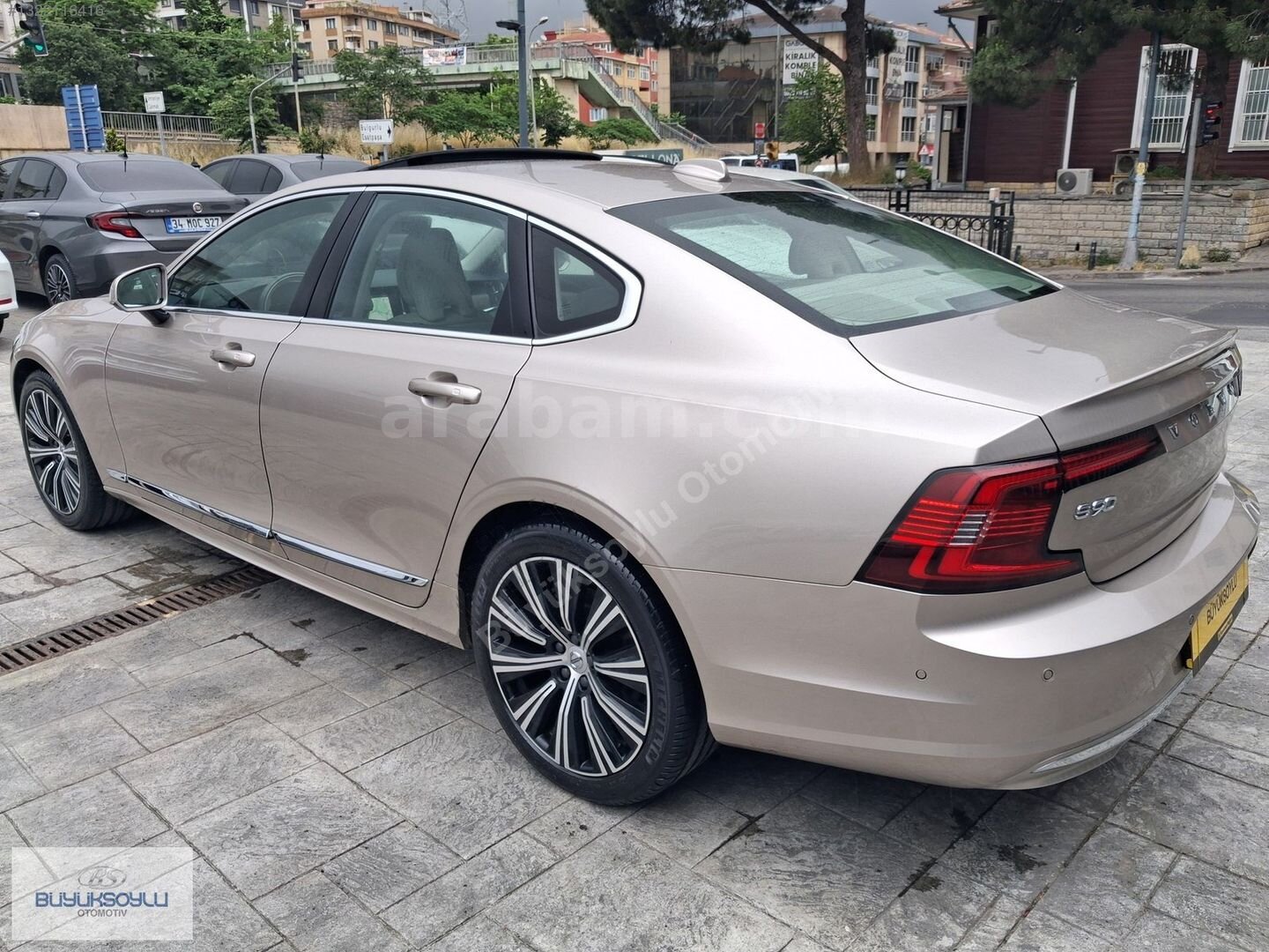 Galeriden Volvo S90 2.0 D B5 Plus Bright 2024 Model İstanbul 26.401 km Gri 5