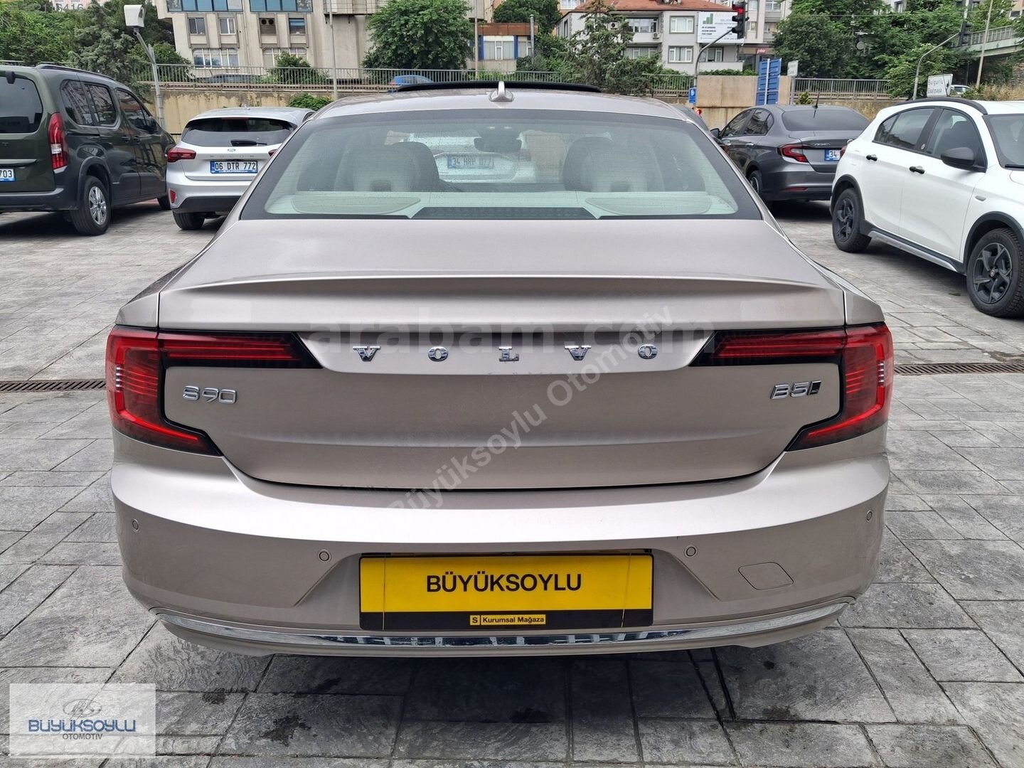 Galeriden Volvo S90 2.0 D B5 Plus Bright 2024 Model İstanbul 26.401 km Gri 7