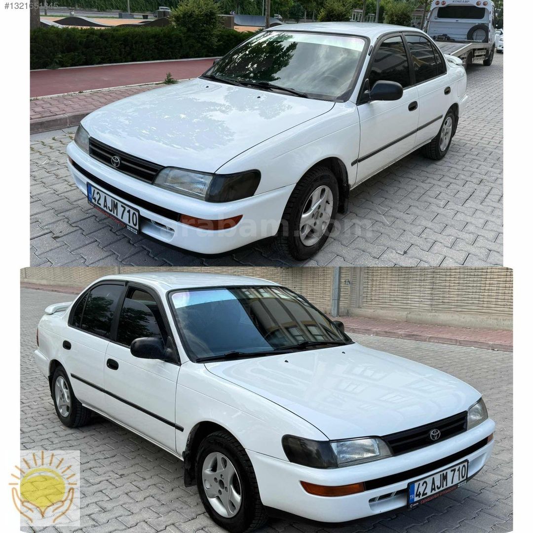 Galeriden Toyota Corolla 1.6 XL 1993 Model Konya 347.500 km Beyaz