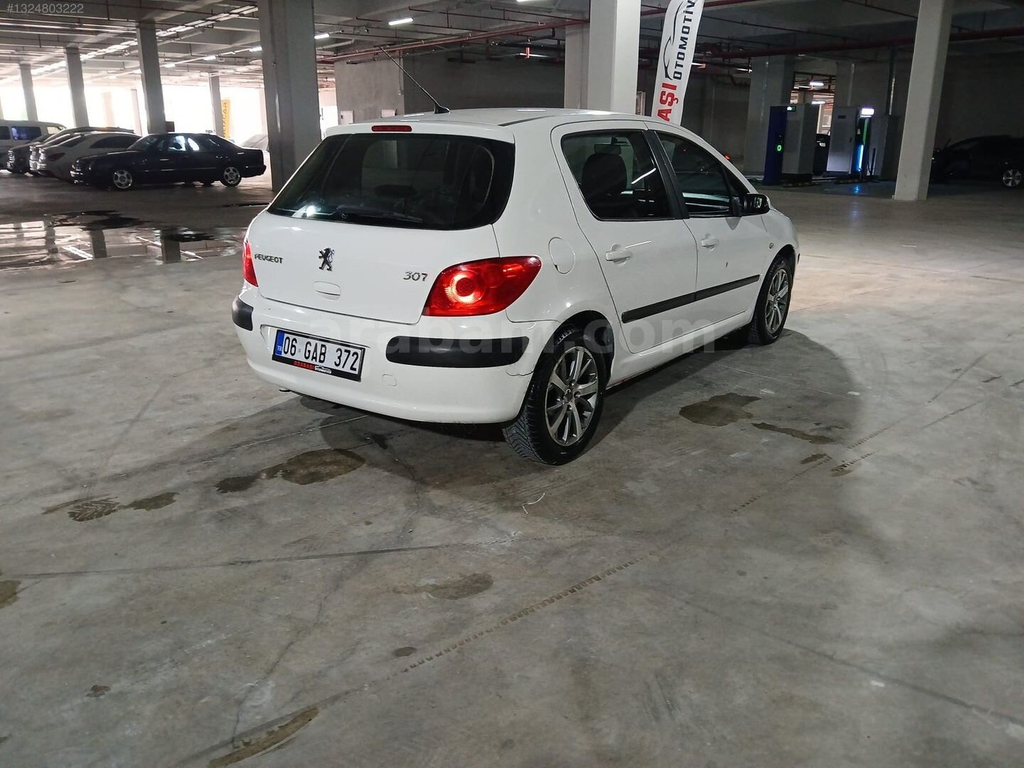 Galeriden Peugeot 307 1.4 Comfort 2006 Model Ankara 194.000 km Beyaz 3
