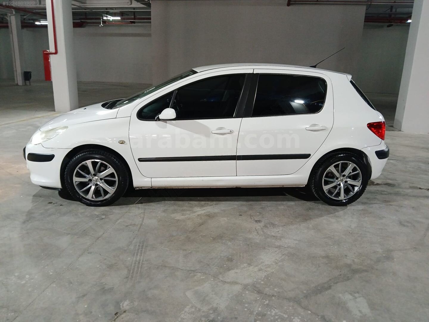 Galeriden Peugeot 307 1.4 Comfort 2006 Model Ankara 194.000 km Beyaz 6