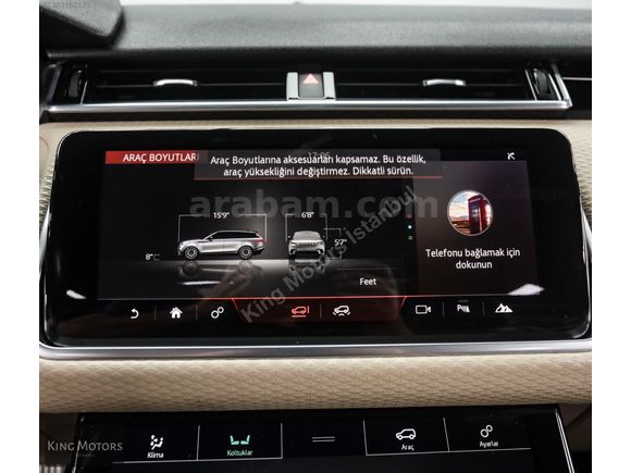 ~YARI PEŞİN,ELDEN SENETLE~2019 MODEL VELAR R-DYNAMİC 205.000 KM